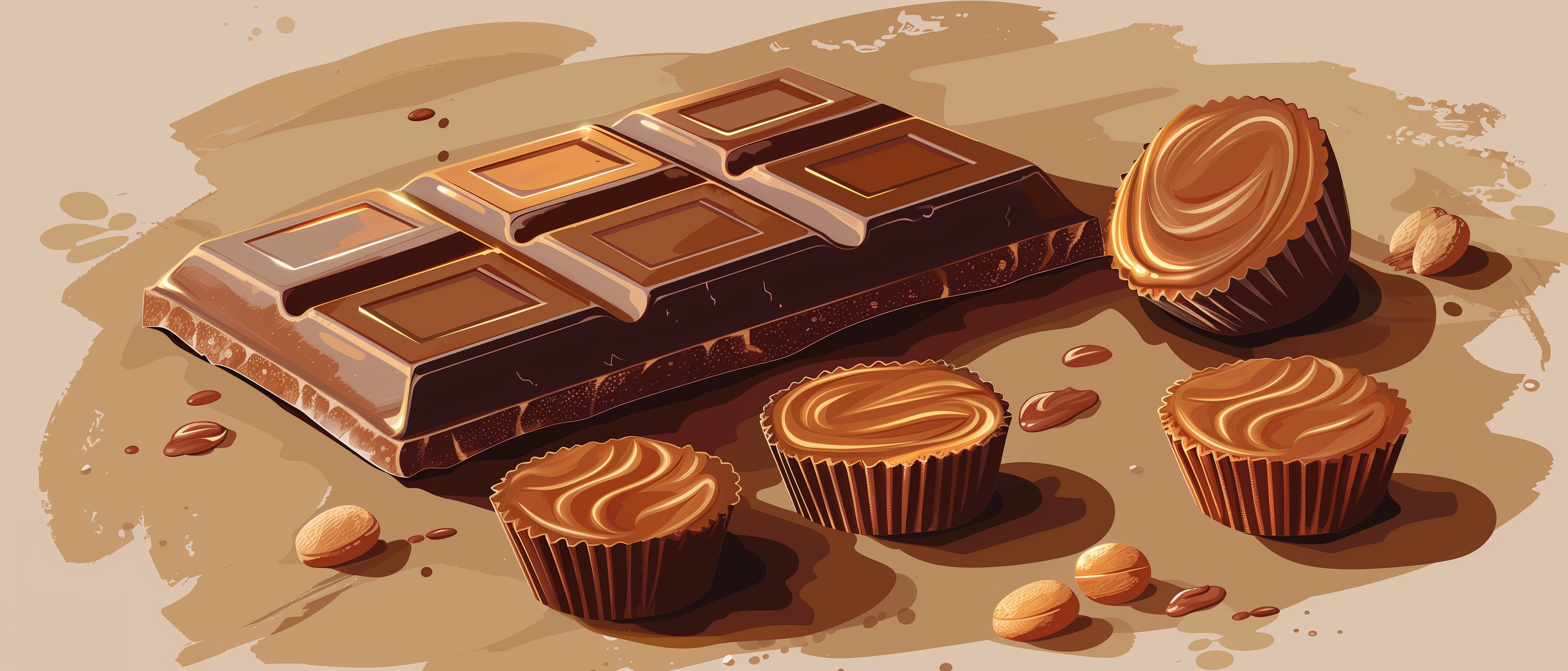 The Hershey Company illustrated banner